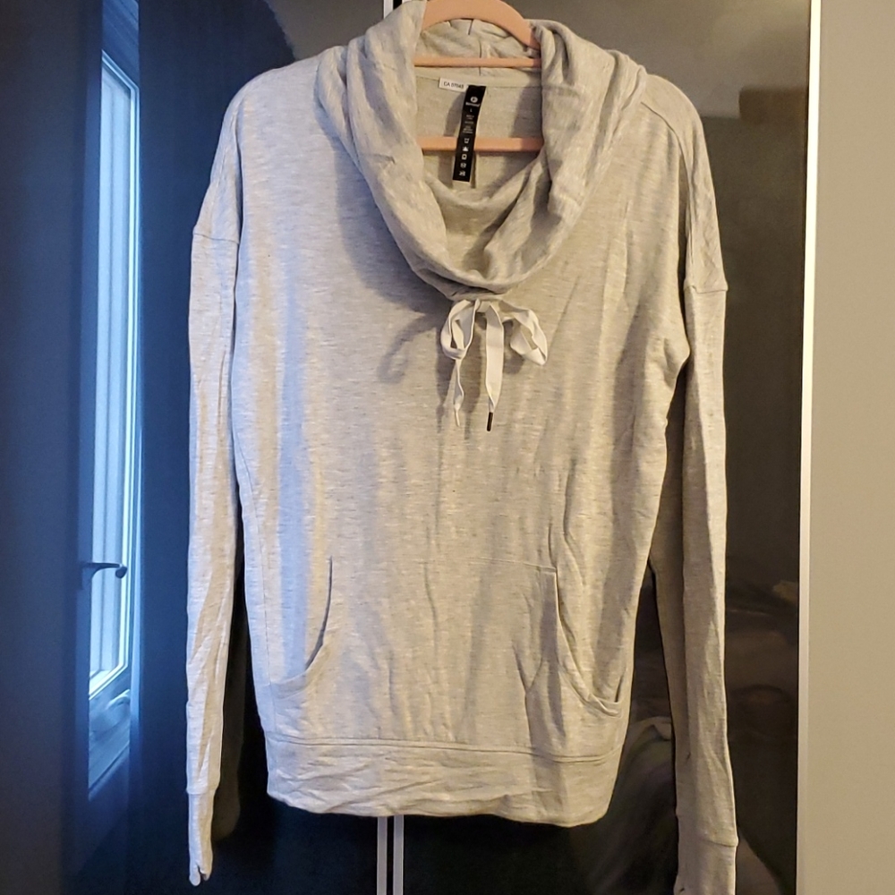 90 Degree Heather Grey Cowlneck Top (2 for $15)